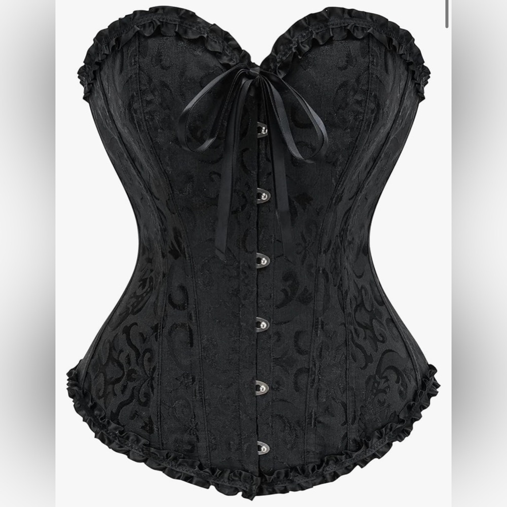 Amazon black corset brand new